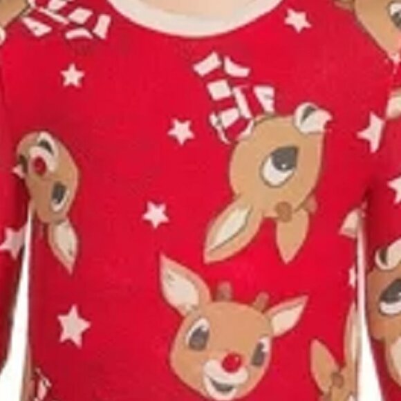 Rudolph The Red Nose Reindeer - Pajamas and Robe Set, 3-Piece, 12M-5T - NWT - Picture 7 of 9